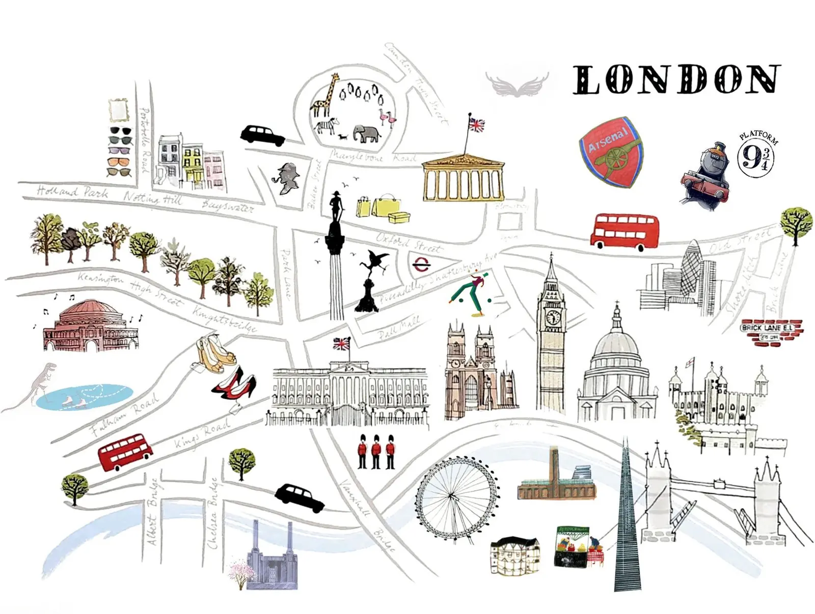 LONDON map · Langberry